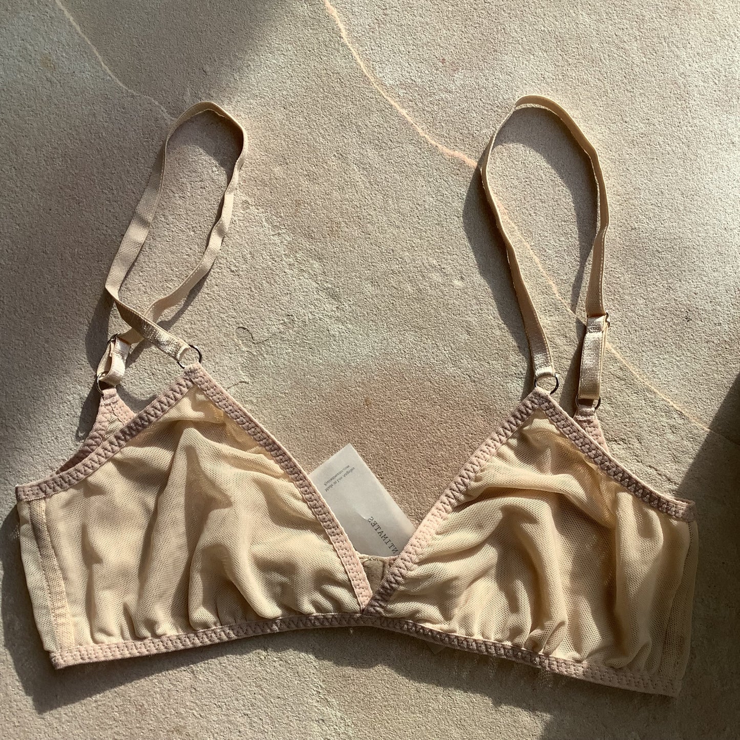 Daily Triangle Bra: Ecru